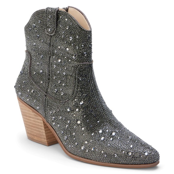 Matisse Shoes - Nwt matisse harlow ankle boot in clear rhinestone